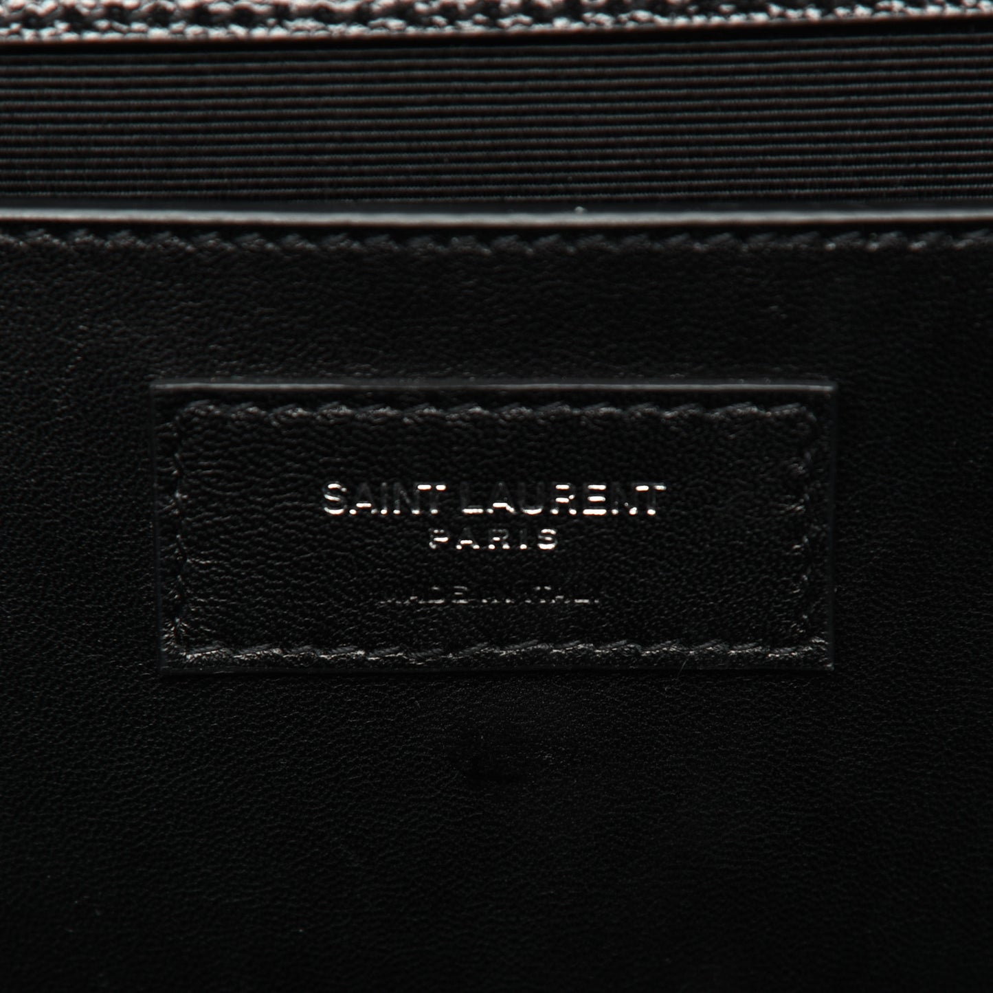 Grain De Poudre Large Classic Monogram Kate Satchel Black