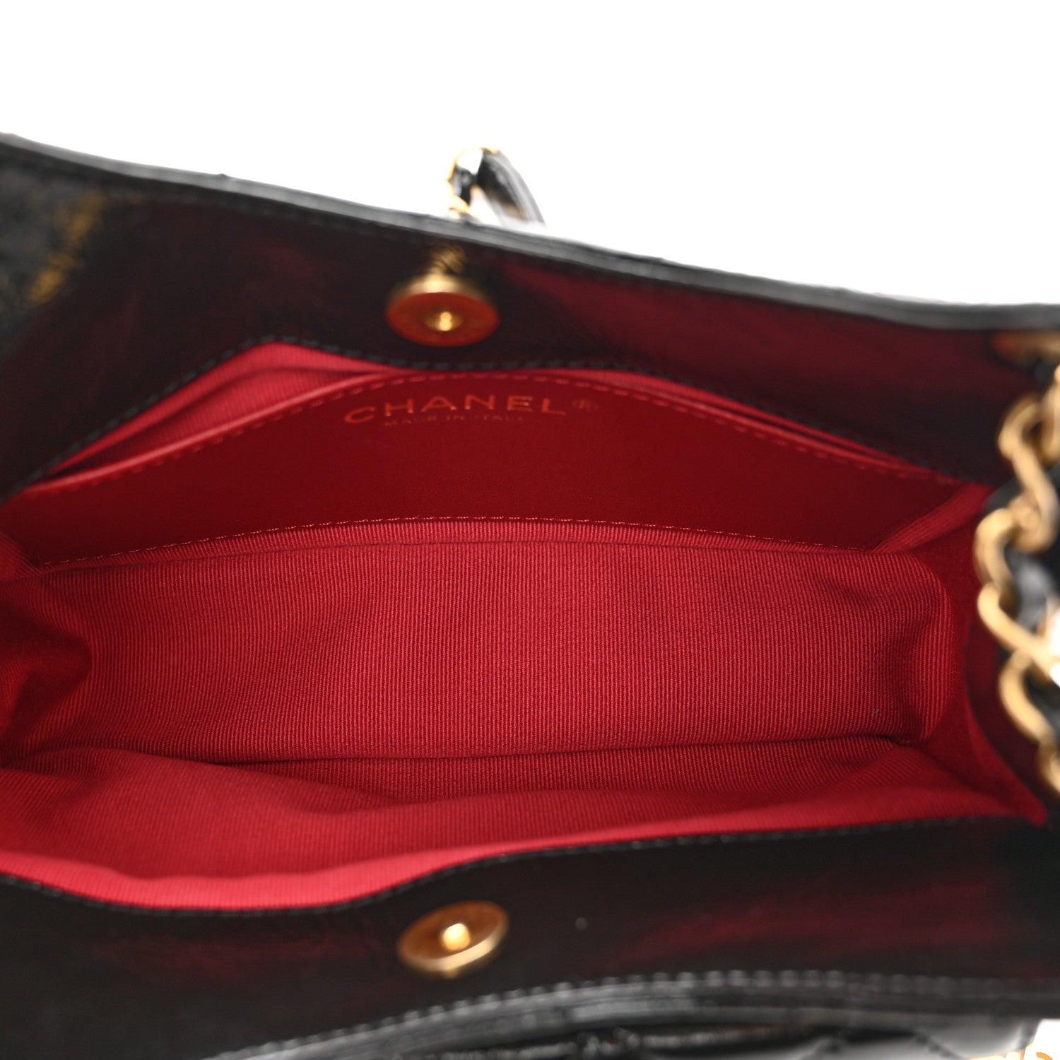 Chanel Shiny Crumpled Calfskin Quilted Small Wavy CC Hobo Black 6 of 11