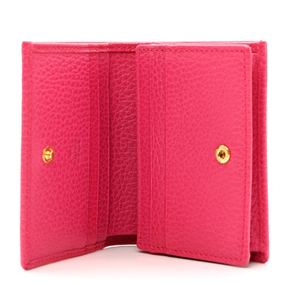 Gucci Dollar Calfskin GG Marmont Card Case Box Pink 5 of 9