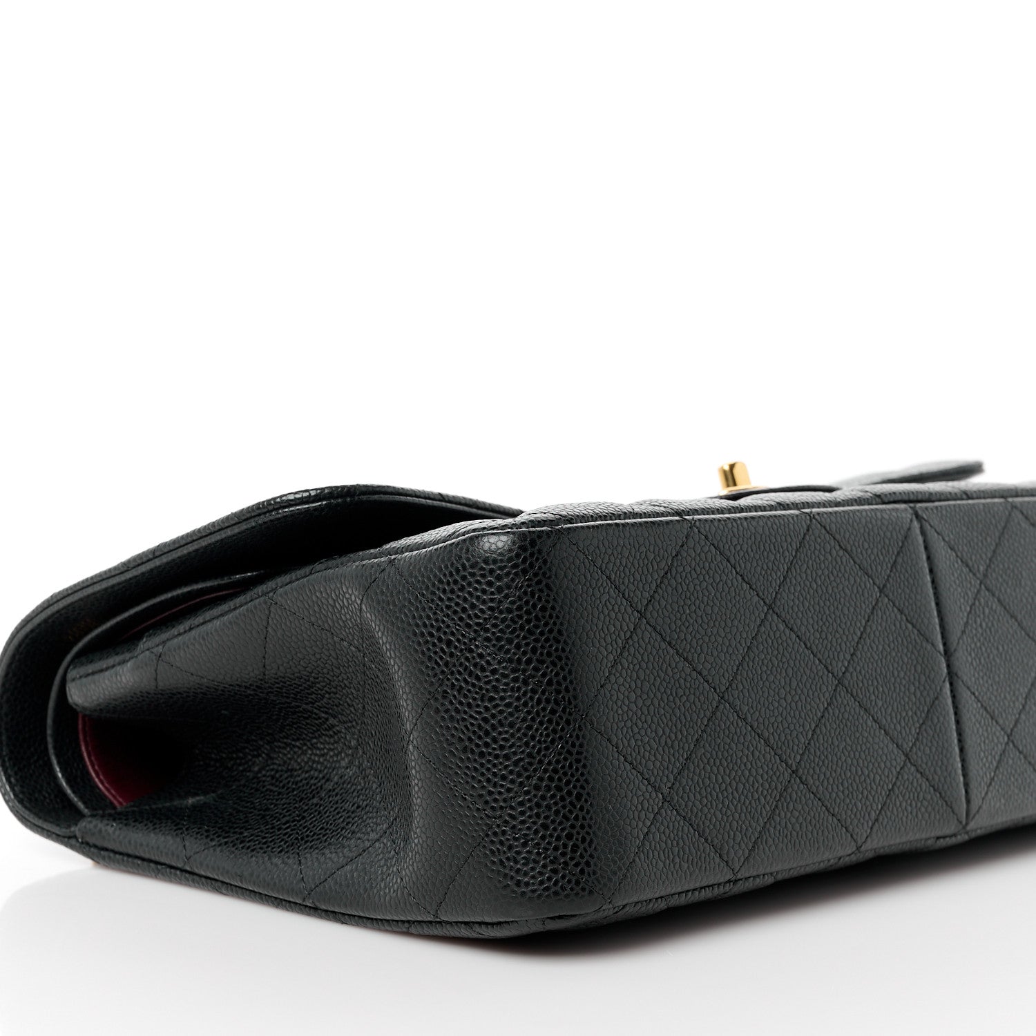 Chanel Caviar Quilted Jumbo Double Flap Black 10 of 14