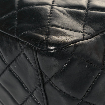 Chanel Washed Lambskin Quilted Maxi Single Flap Black 9 of 15