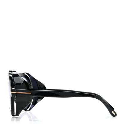 Tom Ford Acetate Neughman Sunglasses TF882 Black 3 of 8