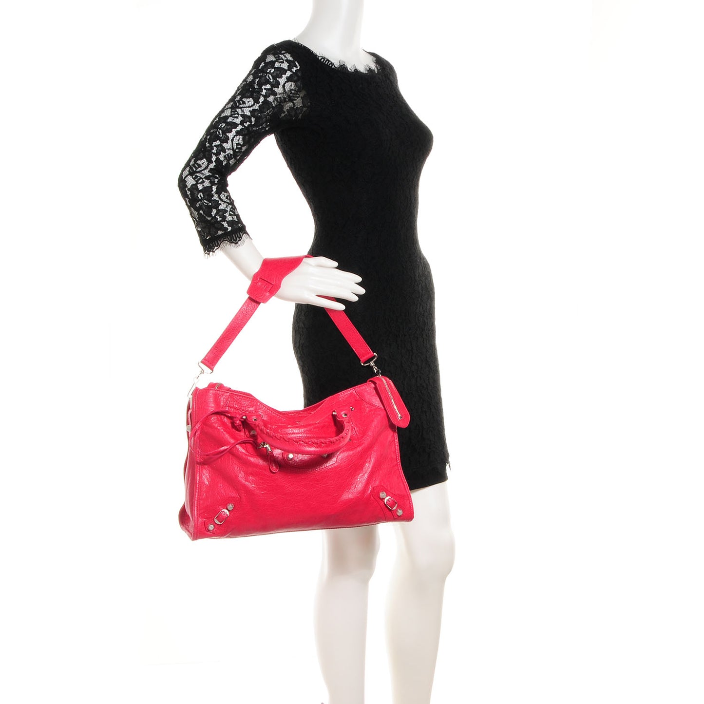 Agneau Giant 12 Silver Hardware City Rose Thulian