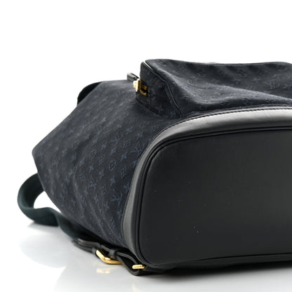 Louis Vuitton Mini Monogram Montsouris GM Backpack Blue 9 of 12