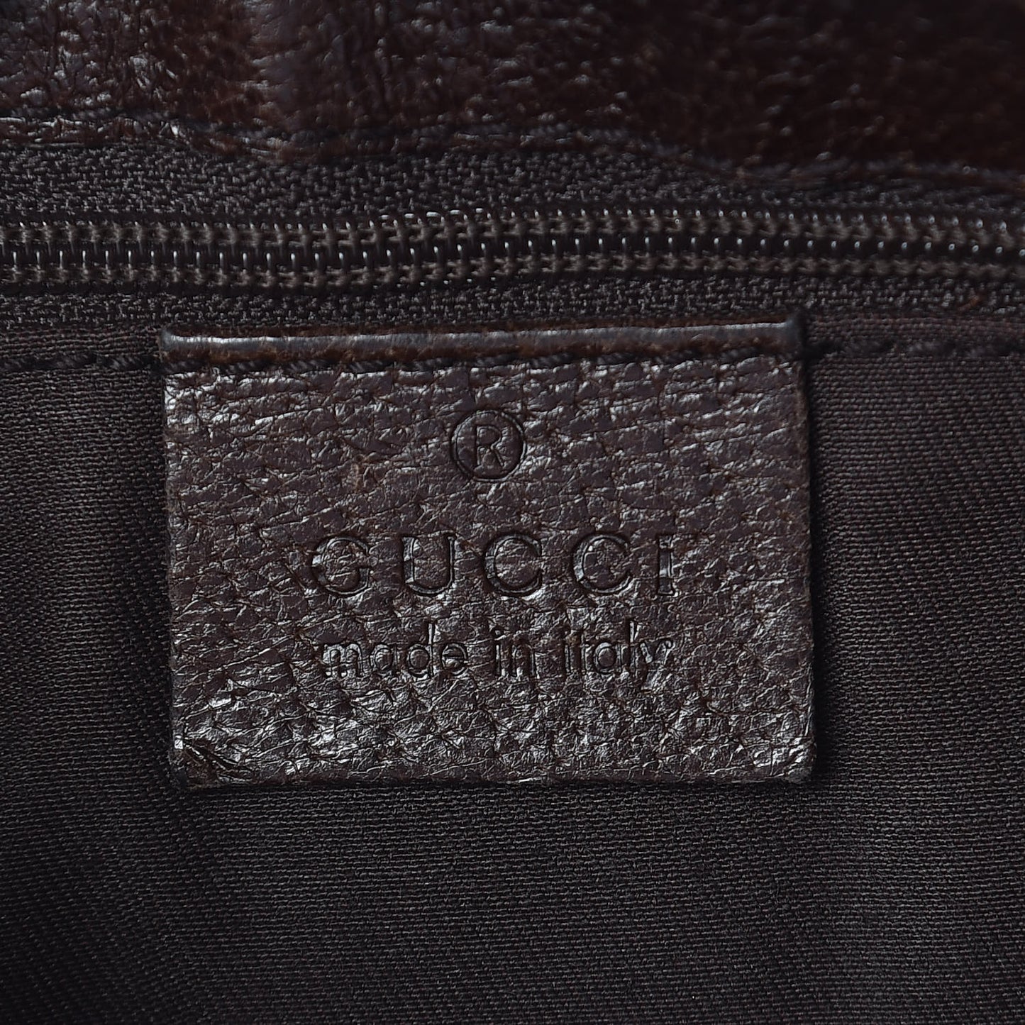 Monogram Waist Pouch Bag Dark Brown