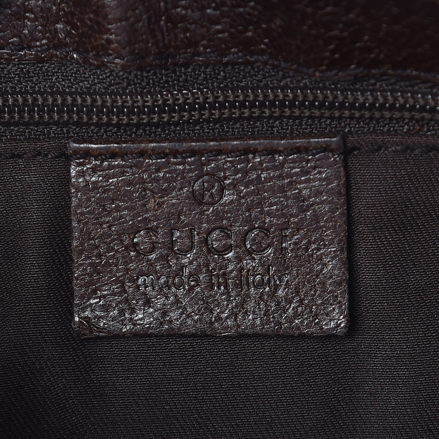 Gucci Monogram Waist Pouch Bag Dark Brown 6 of 11