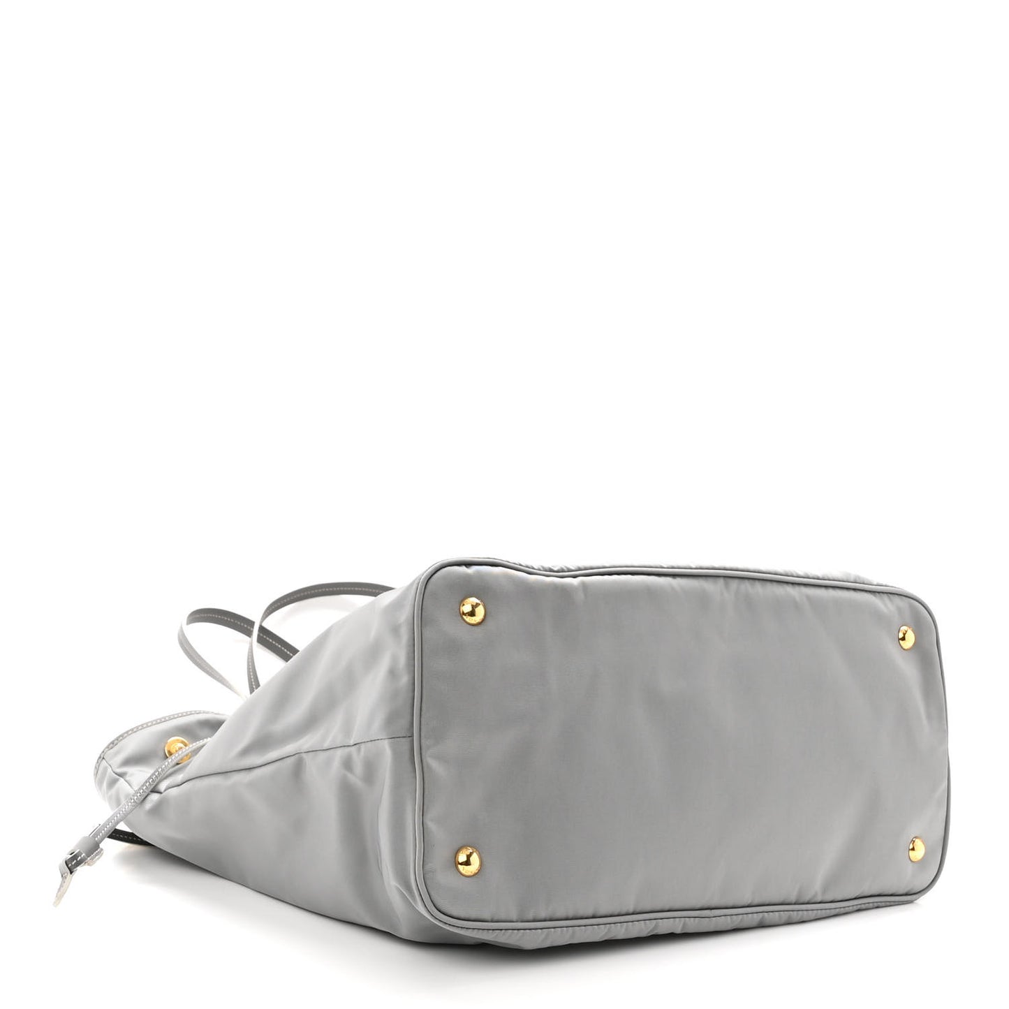 Tessuto Nylon Saffiano Tote Acciaio