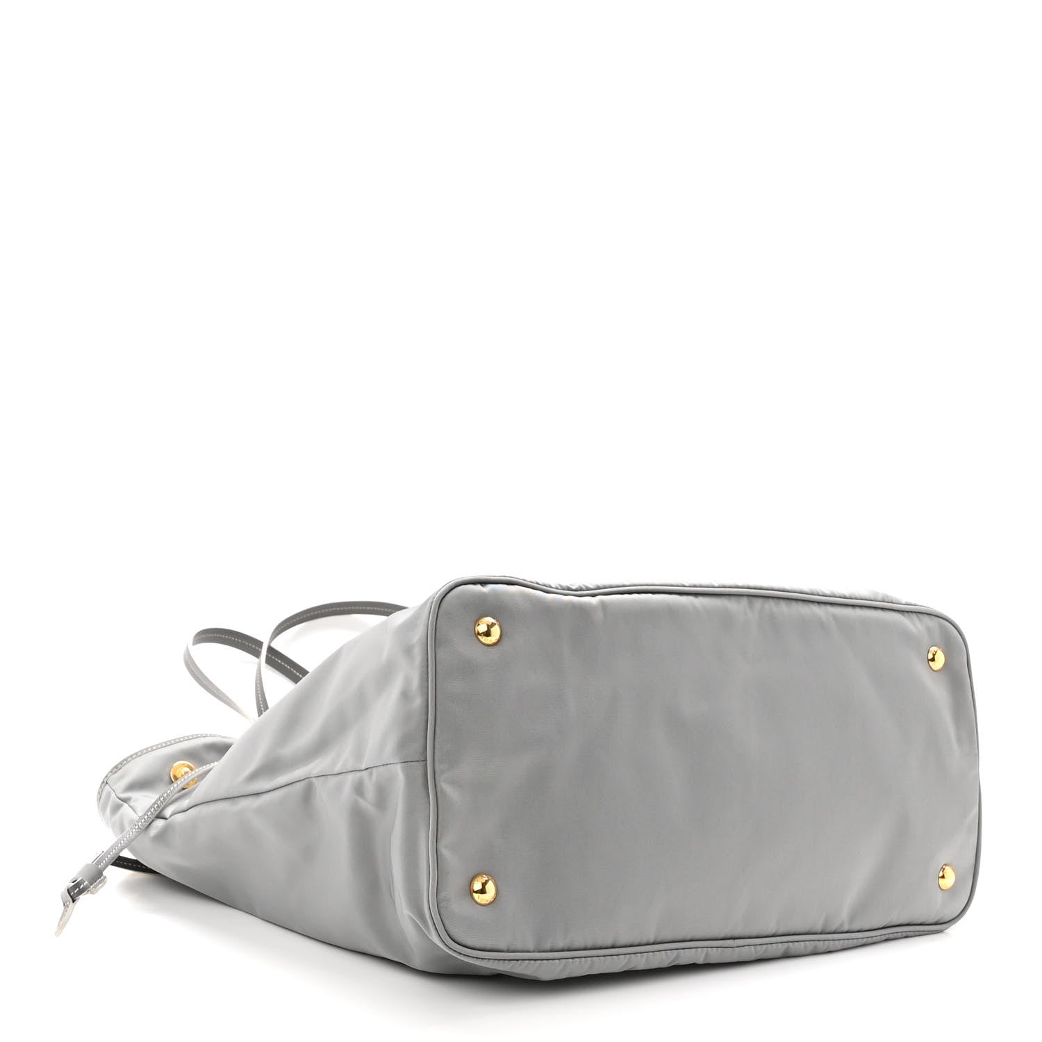 Prada Tessuto Nylon Saffiano Tote Acciaio 3 of 8