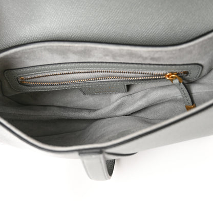 Christian Dior Grained Calfskin Saddle Bag Grey 5 of 10