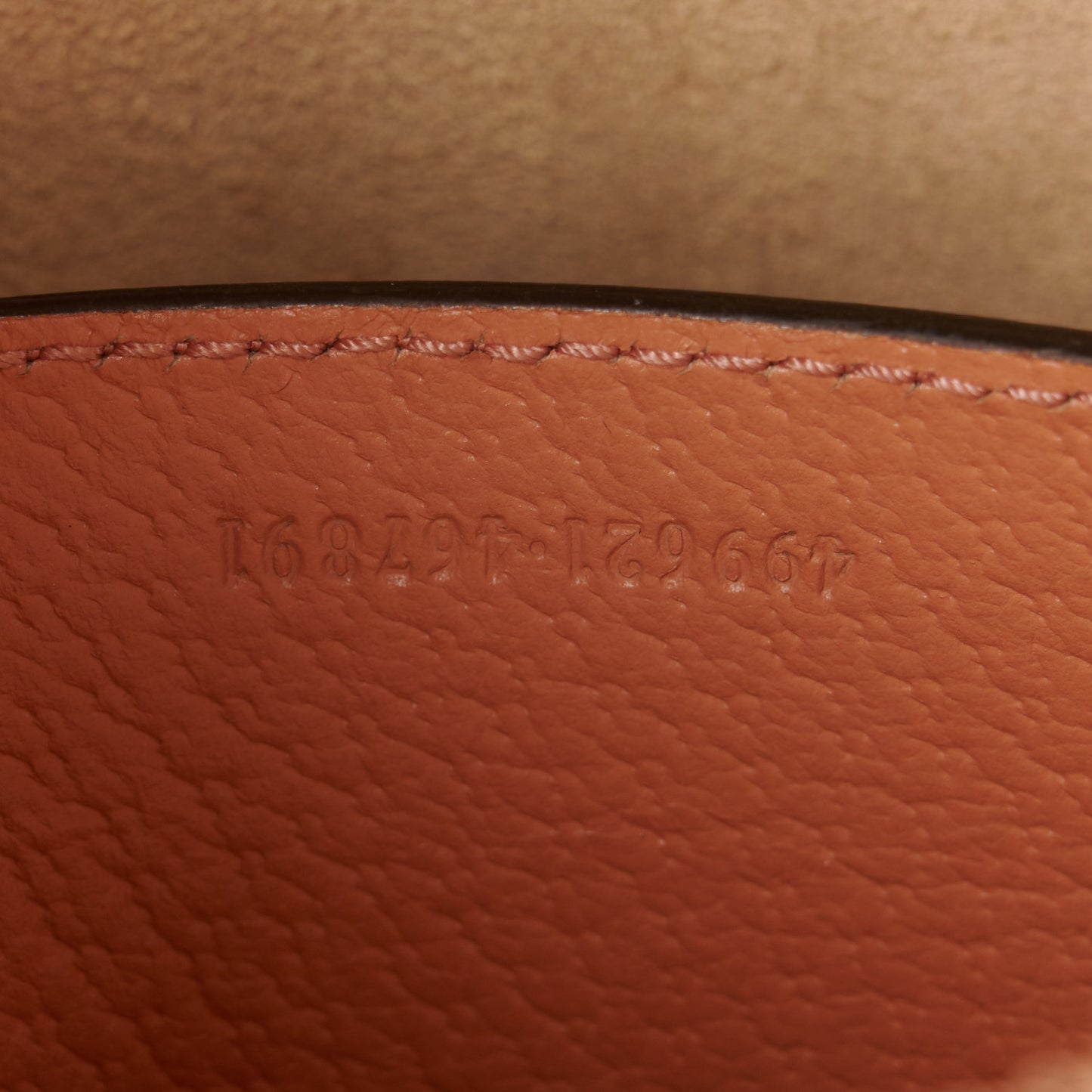 Monogram Textured Dollar Calfskin Small Ophidia Dome Shoulder Bag Cloche Rose Pink