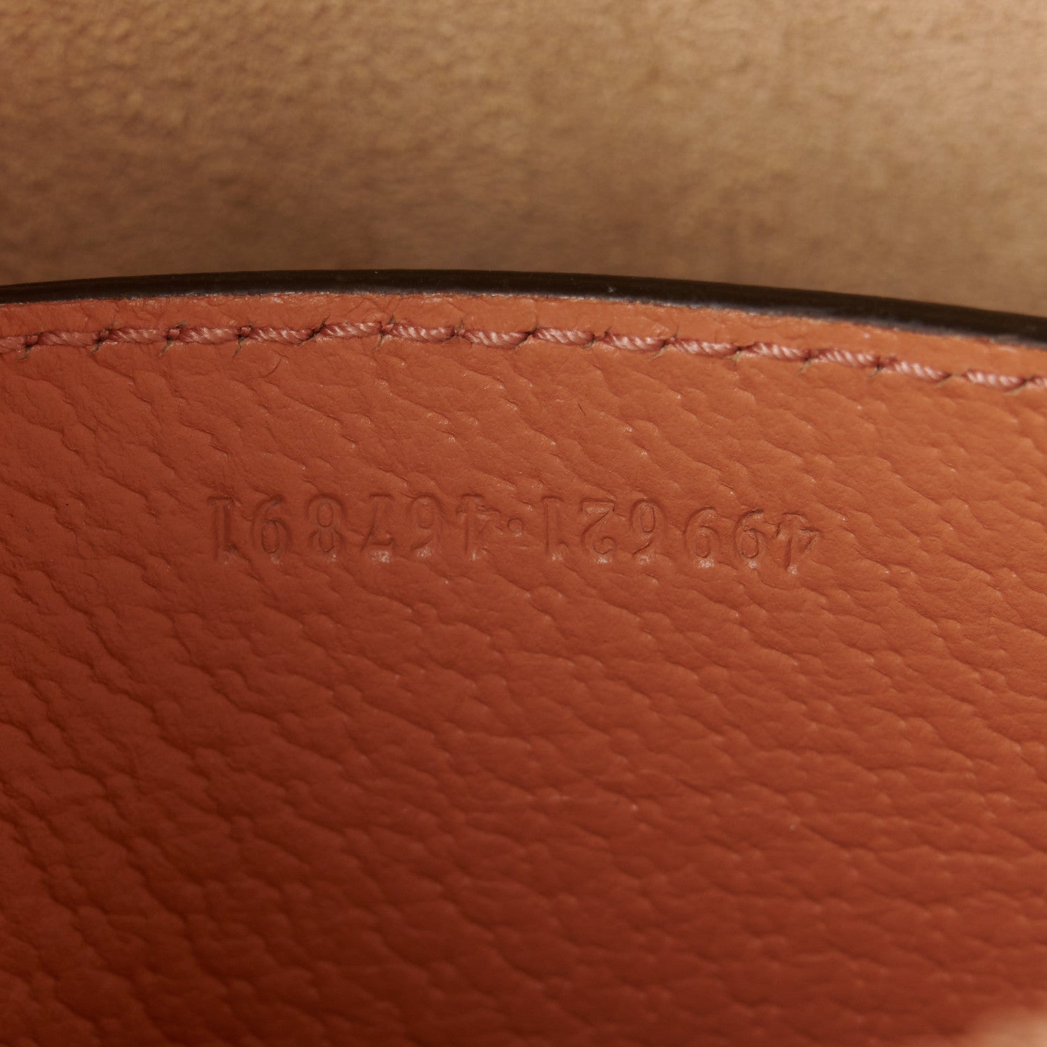 Gucci Monogram Textured Dollar Calfskin Small Ophidia Dome Shoulder Bag Cloche Rose Pink 7 of 13