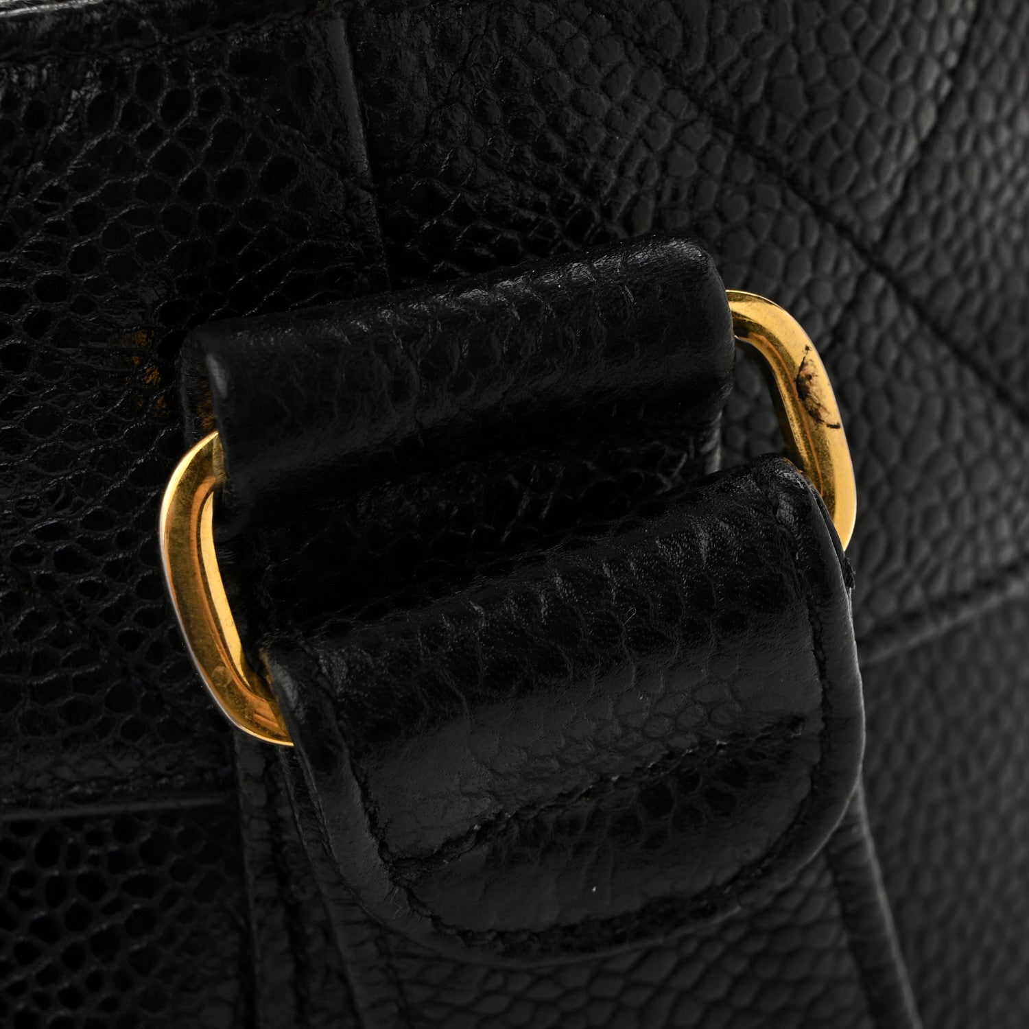 Chanel Caviar Drawstring Bucket Shoulder Bag Black 14 of 16
