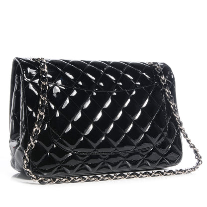 Chanel Patent Jumbo Double Flap Black 3 of 10