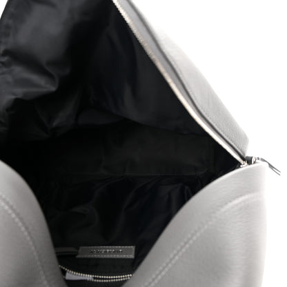 Burberry Calfskin Logo Embossed Backpack Charcoal Grey 4 of 11
