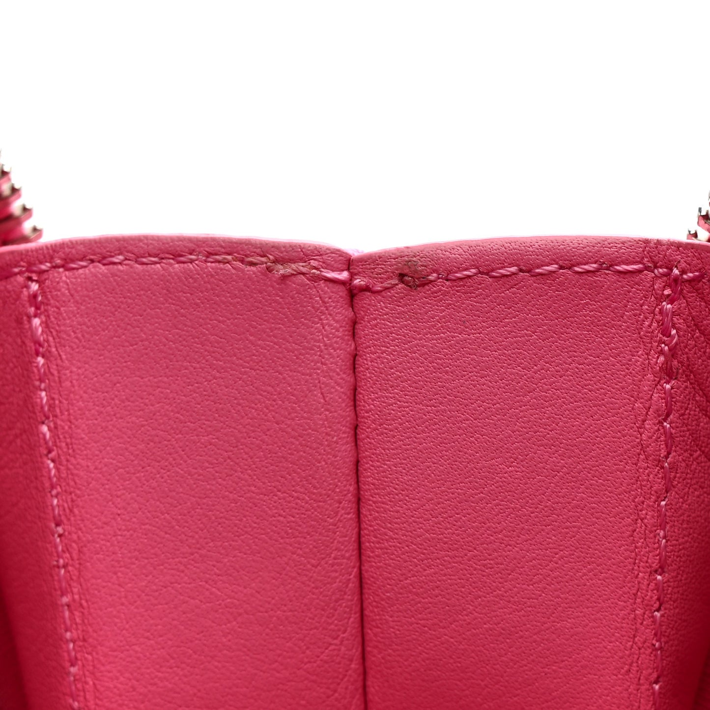 Patent Round As Earth Evening Bag Pink
