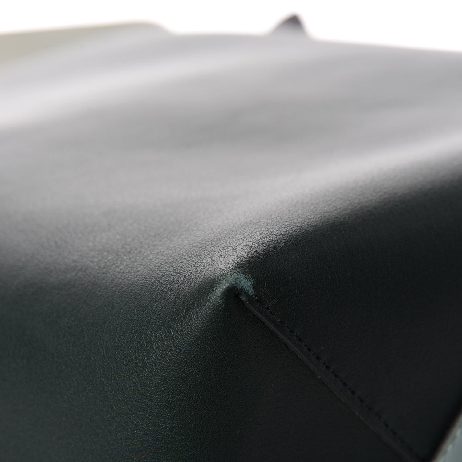 Celine Shiny Smooth Calfskin Small Twisted Cabas Jade Forest 10 of 13