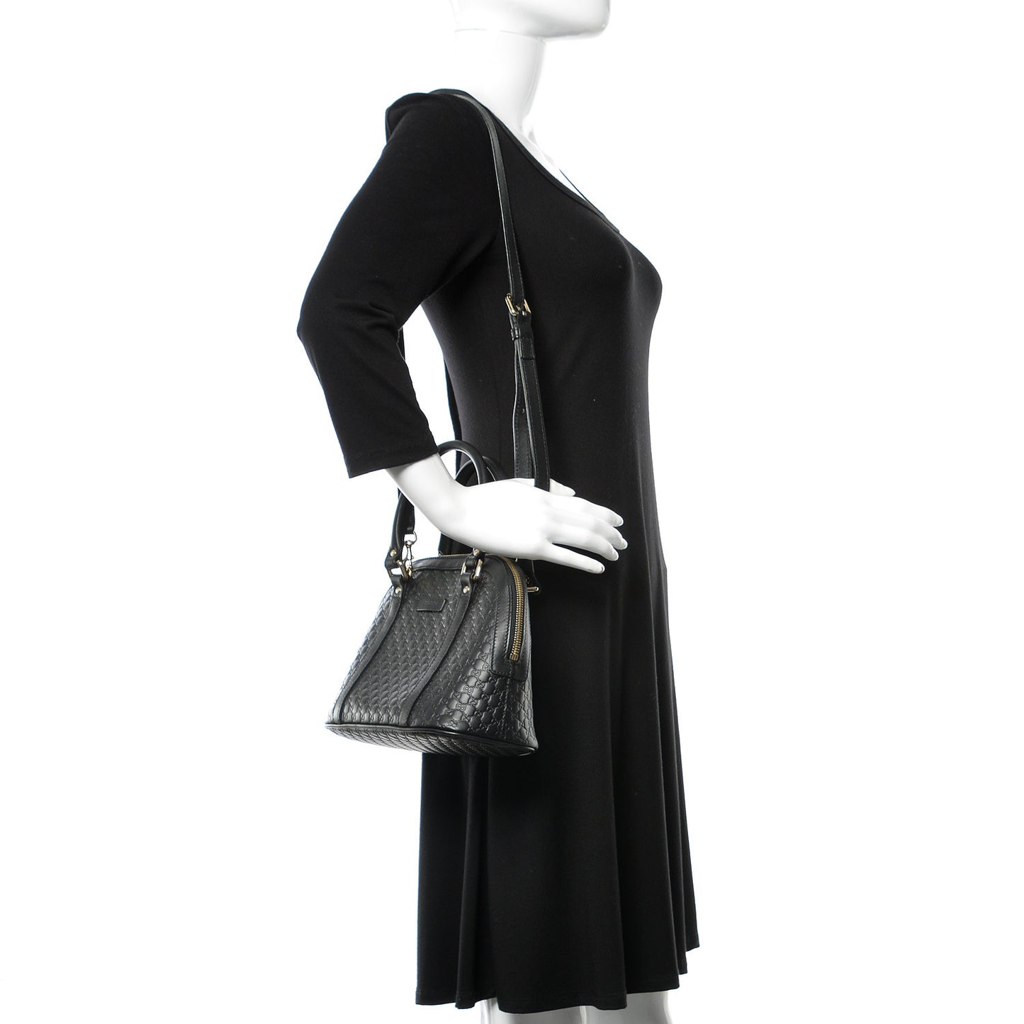 Microguccissima Mini Dome Bag Black