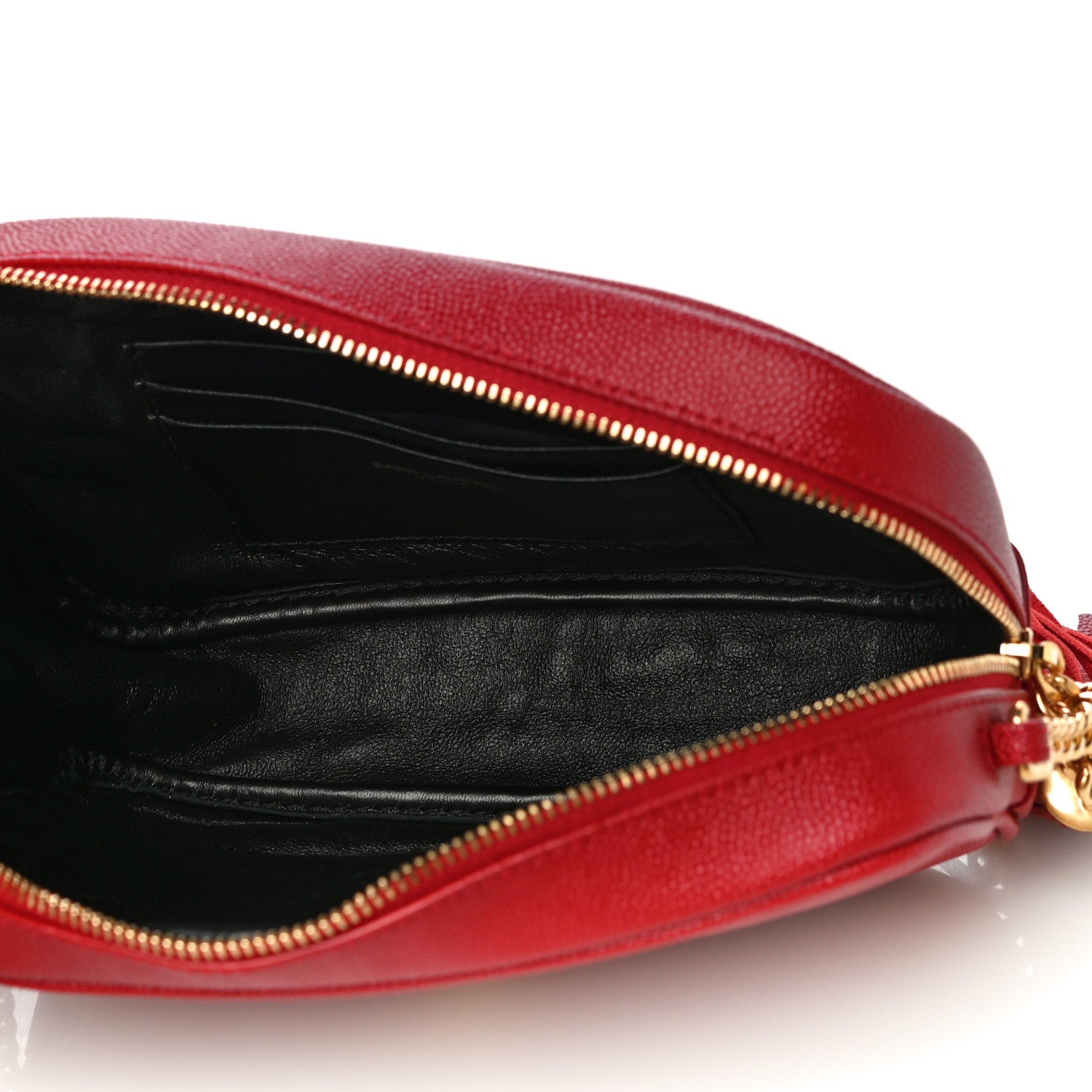 Saint Laurent Grain De Poudre Matelasse Monogram Mini Lou Camera Bag Eros Red 5 of 10
