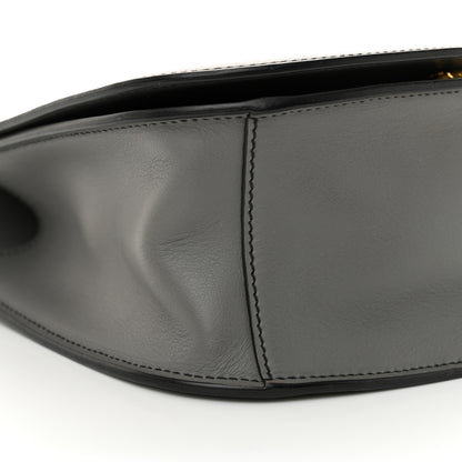 Prada City Calf Pionniere Saddle Bag Marmo Black 8 of 12