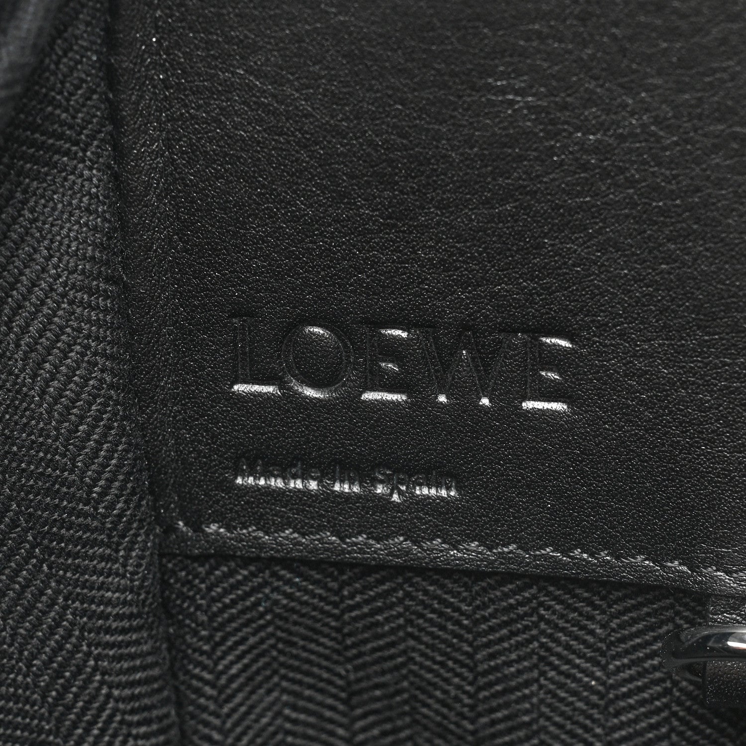 Loewe Calfskin Small Hammock Shoulder Bag Black 6 of 13