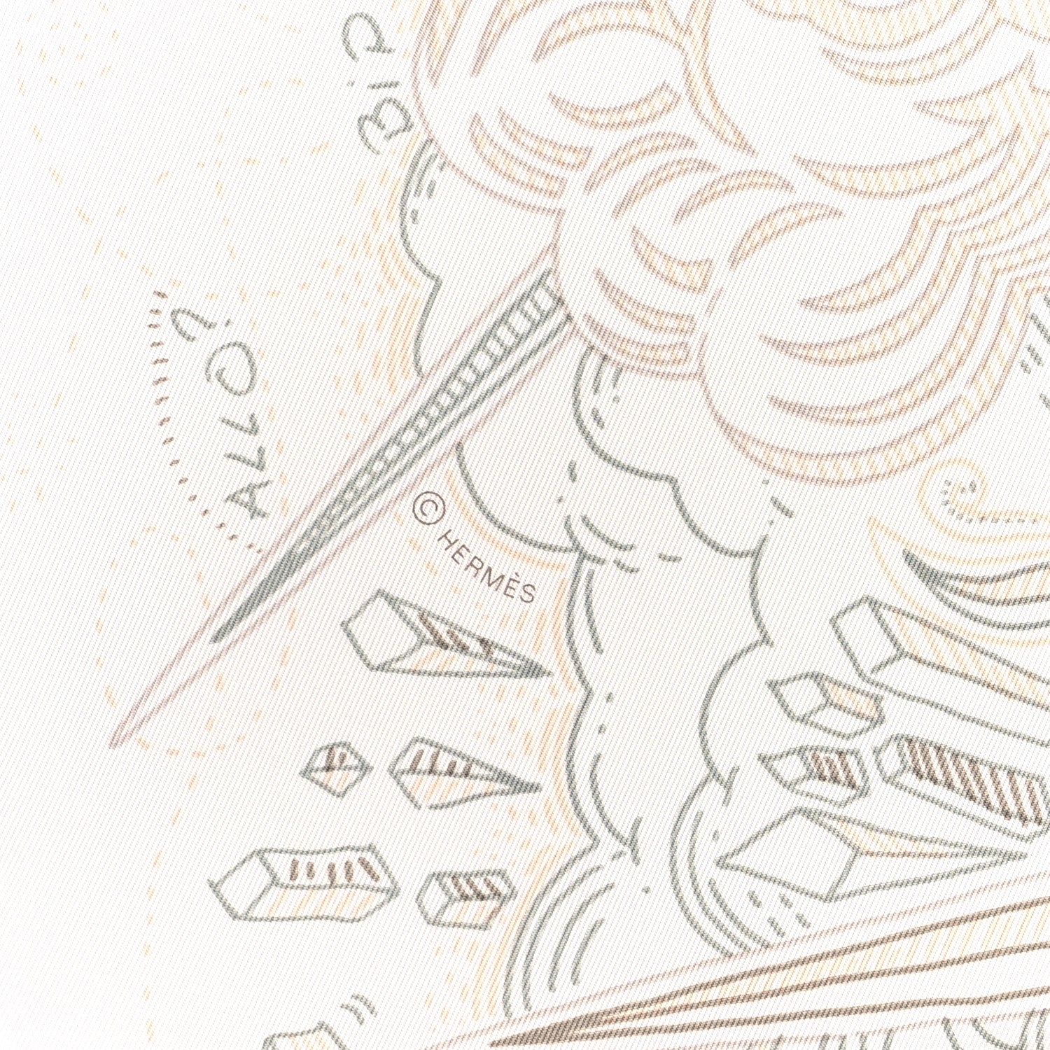 Hermes Please Hold The Line scarf 90 1718101 – FASHIONPHILE