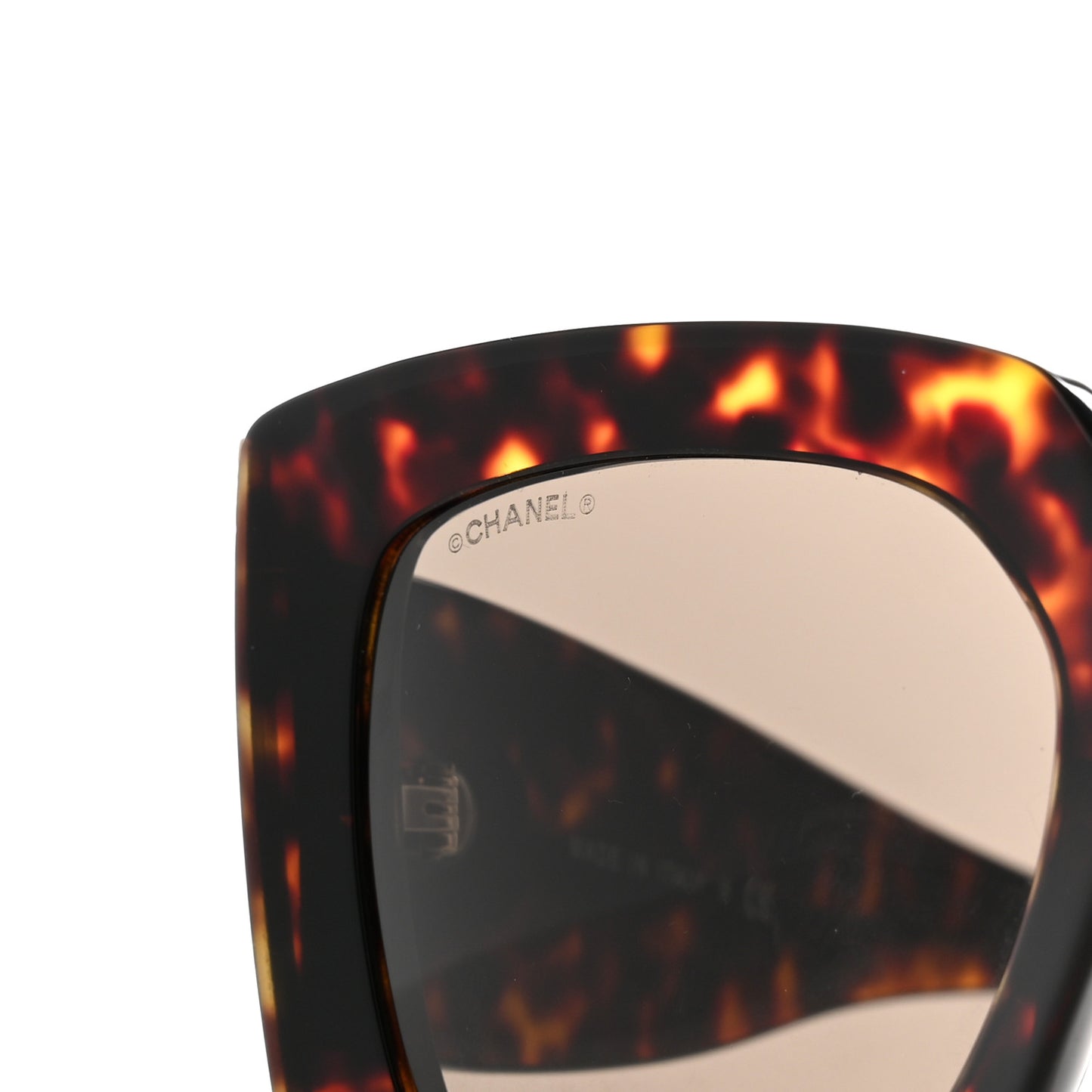 Acetate Rectangle Sunglasses 5435 Tortoise
