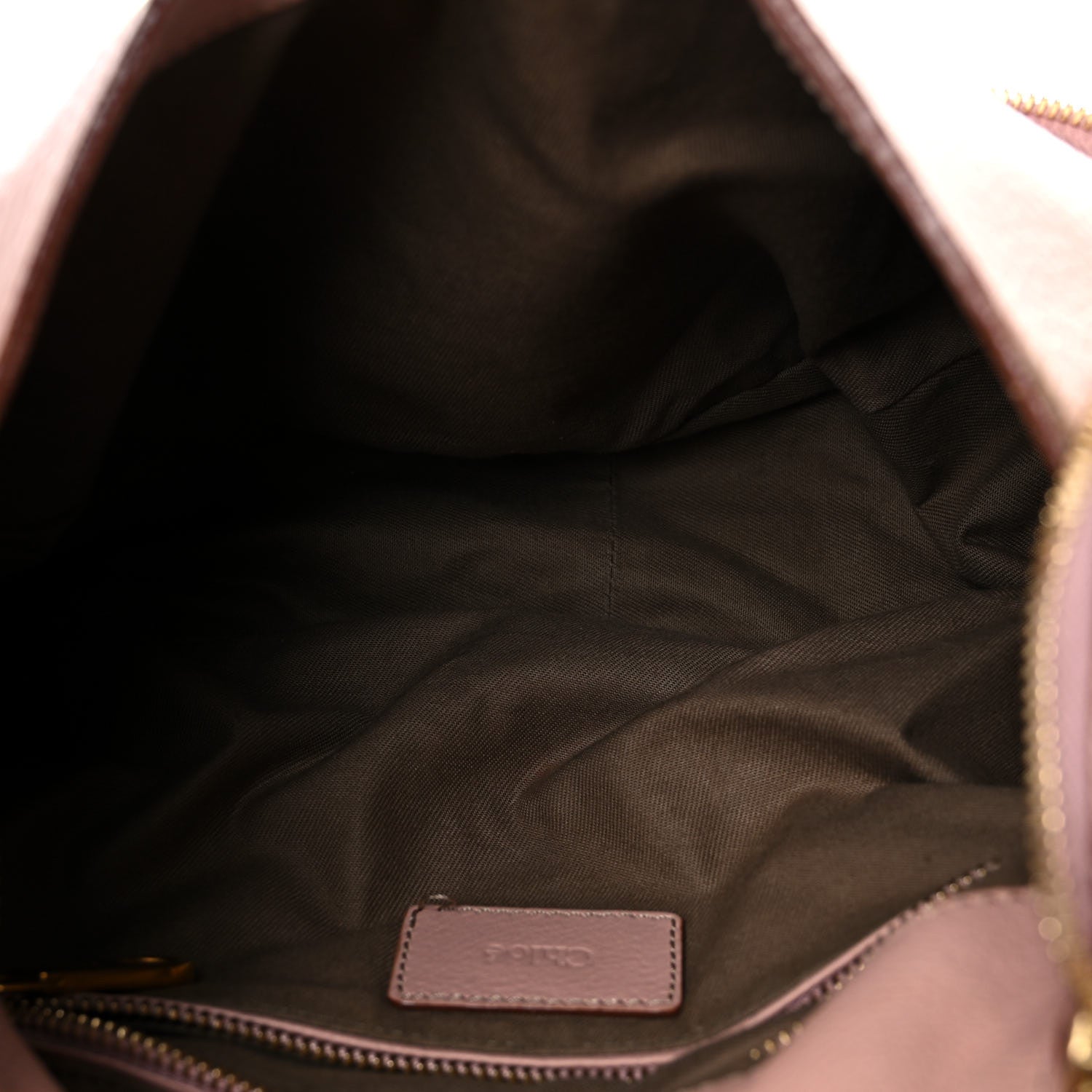 Chloe Calfskin Medium Marcie Round Zip Crossbody Blush Nude 4 of 24