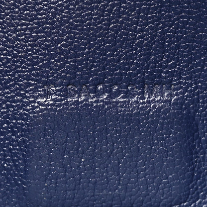 Hermes Ostrich Bearn Wallet Bleu Iris 9 of 17