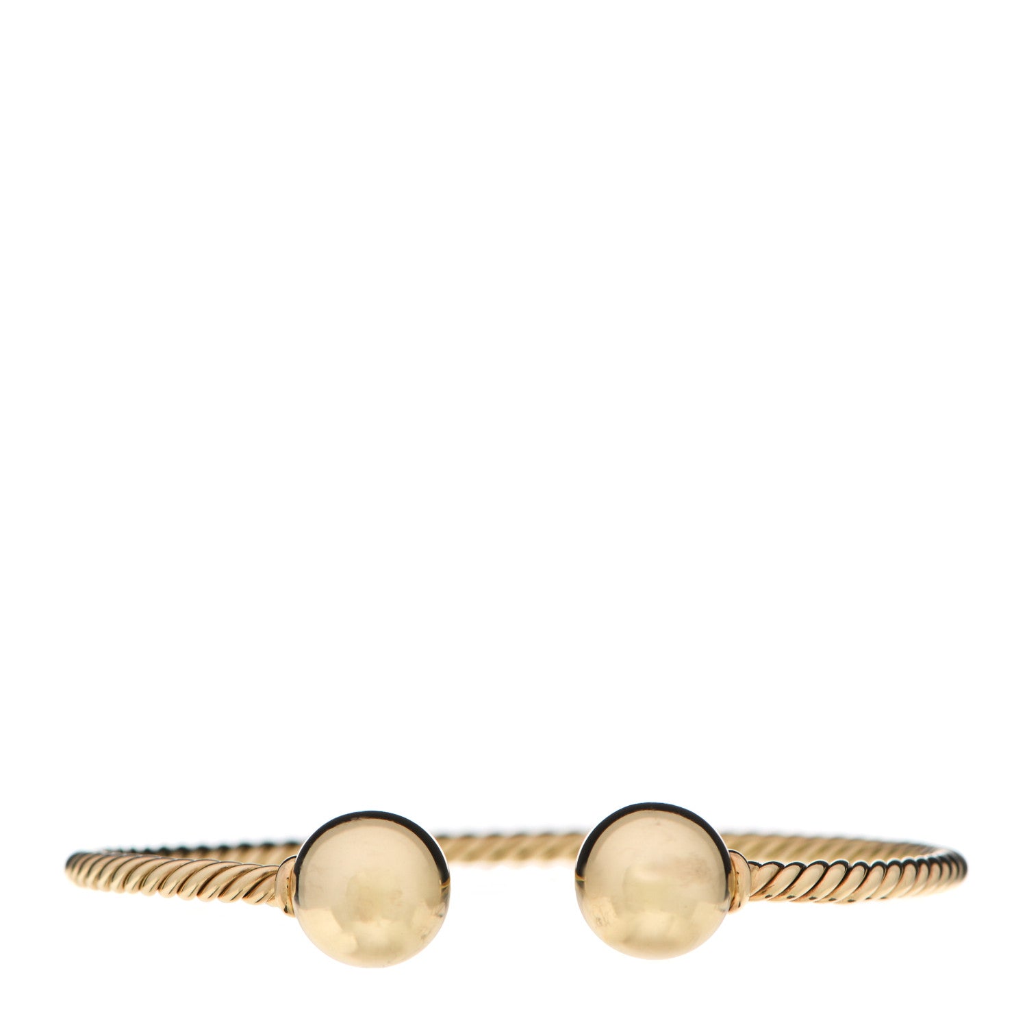 David Yurman 18K Yellow Gold 10mm Solari Bracelet 1 of 4