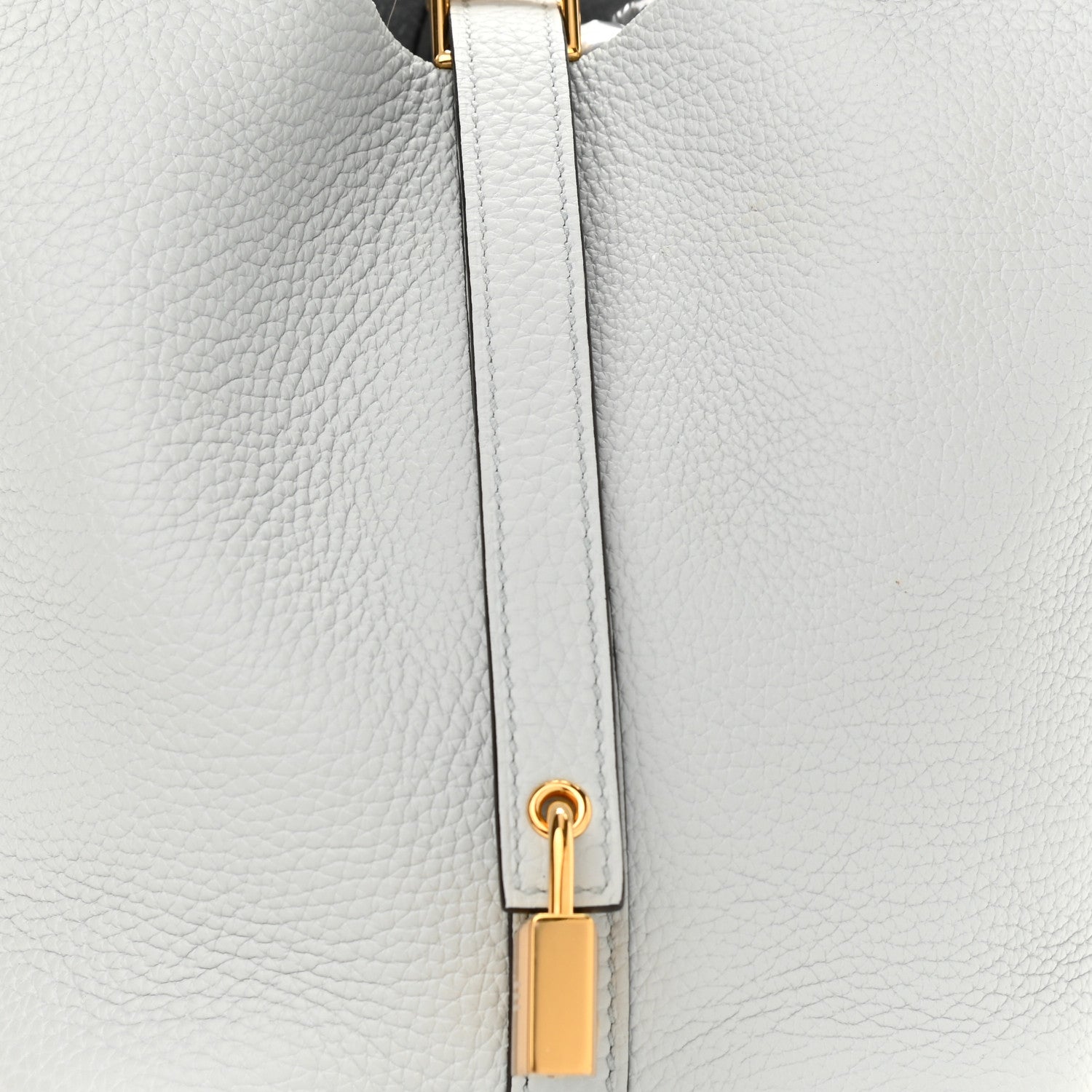 Hermes Taurillon Clemence Picotin Lock 18 PM Bleu Pale 8 of 11