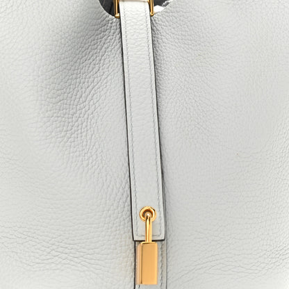 Hermes Taurillon Clemence Picotin Lock 18 PM Bleu Pale 8 of 11
