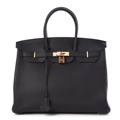 Hermes Togo Birkin 35 Black 1 of 36