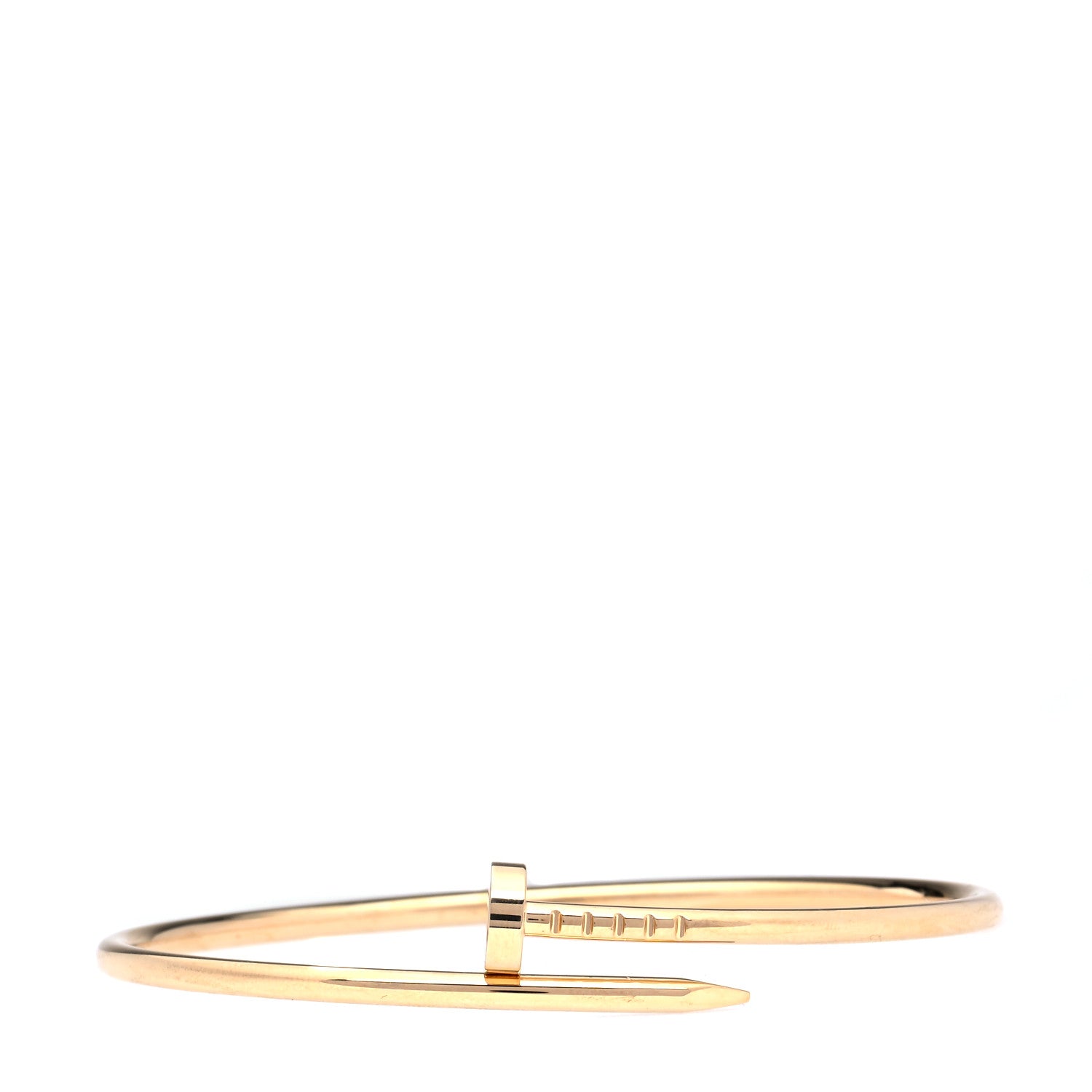 Cartier 18K Yellow Gold Small Juste Un Clou Bracelet 17 1 of 7