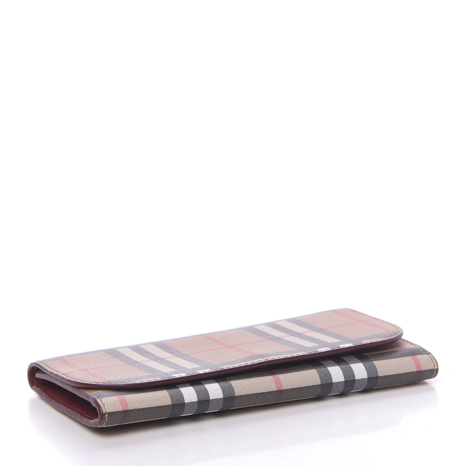 Burberry Vintage Check Continental Wallet Crimson 4 of 8
