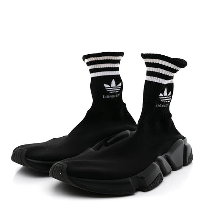 Balenciaga X ADIDAS Neoprene Knit Mens Speed 3.0 Sneakers 44 Black 4 of 10