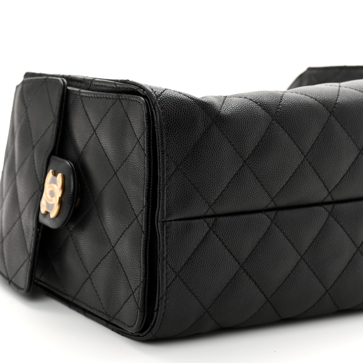 Chanel Caviar Quilted Small Chanel 25 Handbag Black 9 of 10
