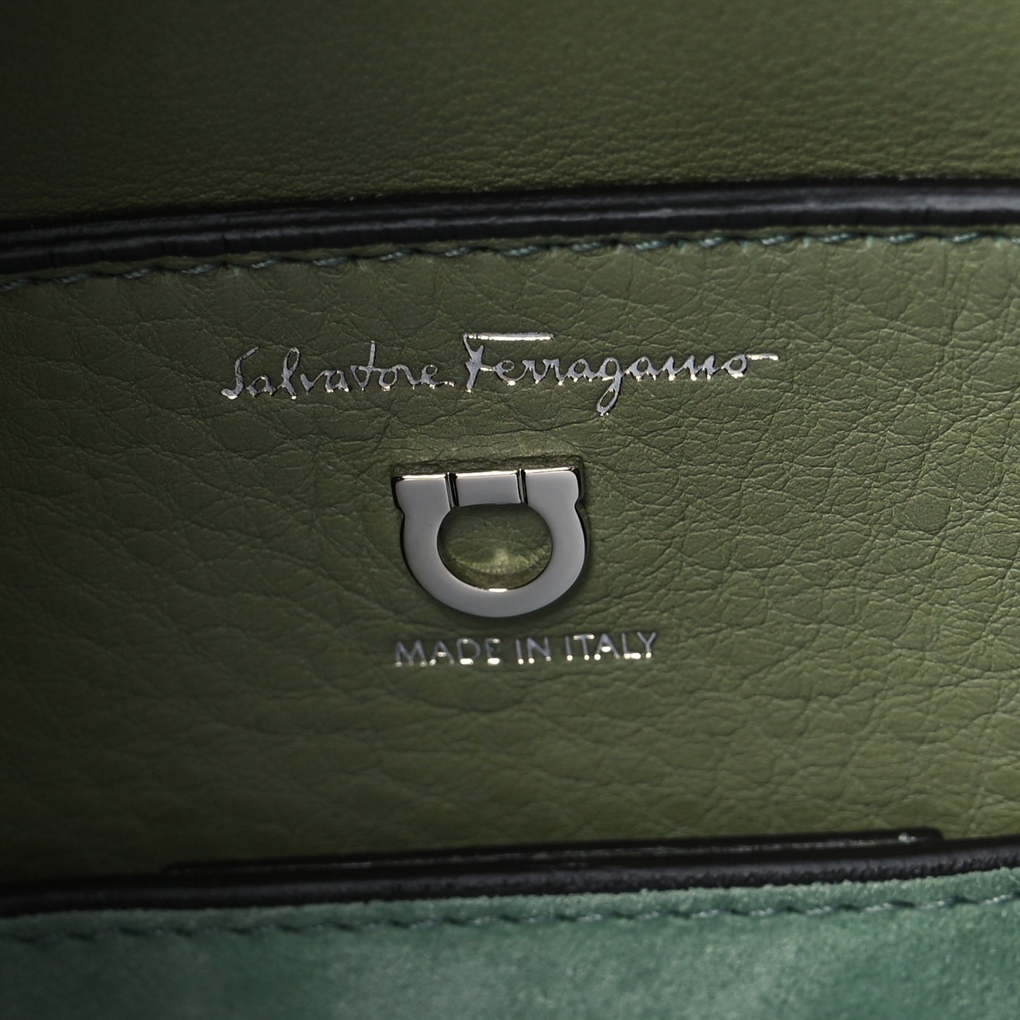 Suede Reverse Hobo Nymph Green