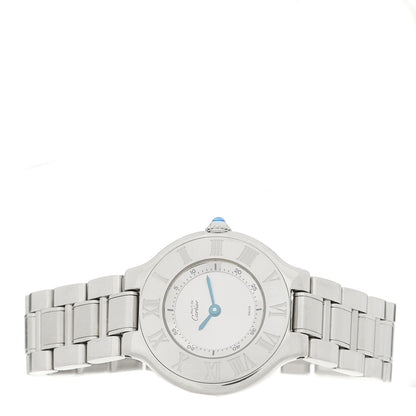 Cartier Stainless Steel 28mm Must De 21 Quartz Watch 2 of 4