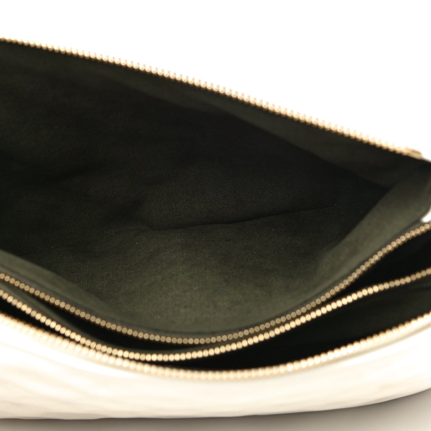 Lambskin Embossed Monogram Coussin PM Beige Cream