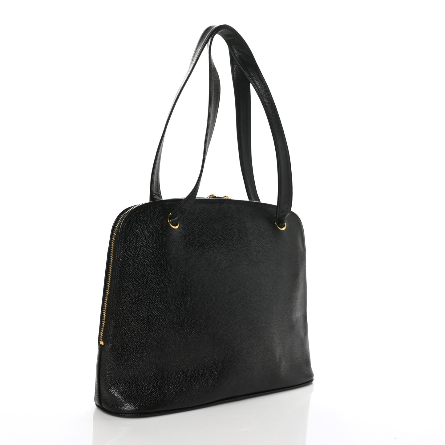 Caviar CC Shoulder Bag Black