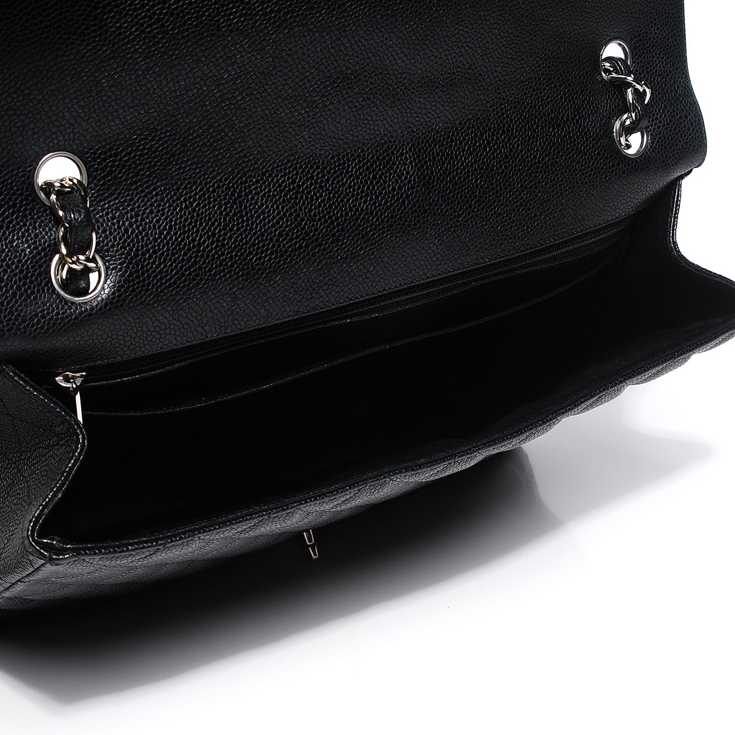 Chanel Caviar Quilted Maxi Single Flap Black 8 of 8