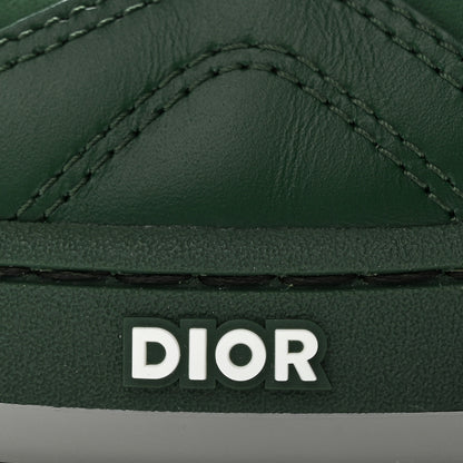 Christian Dior Smooth Calfskin Oblique Galaxy Mens B27 Low Top Sneakers 45 Green Beige 8 of 12
