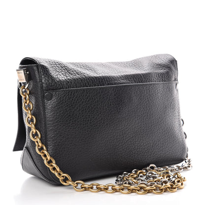 Proenza Schouler Pebbled Calfskin Small Courier Black 3 of 10