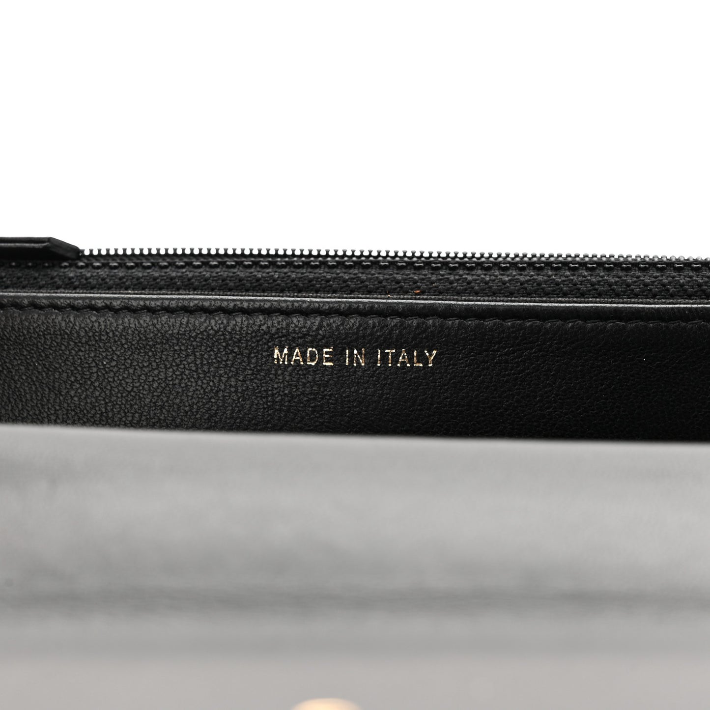 Lambskin Quilted Trendy CC Wallet On Chain WOC Black