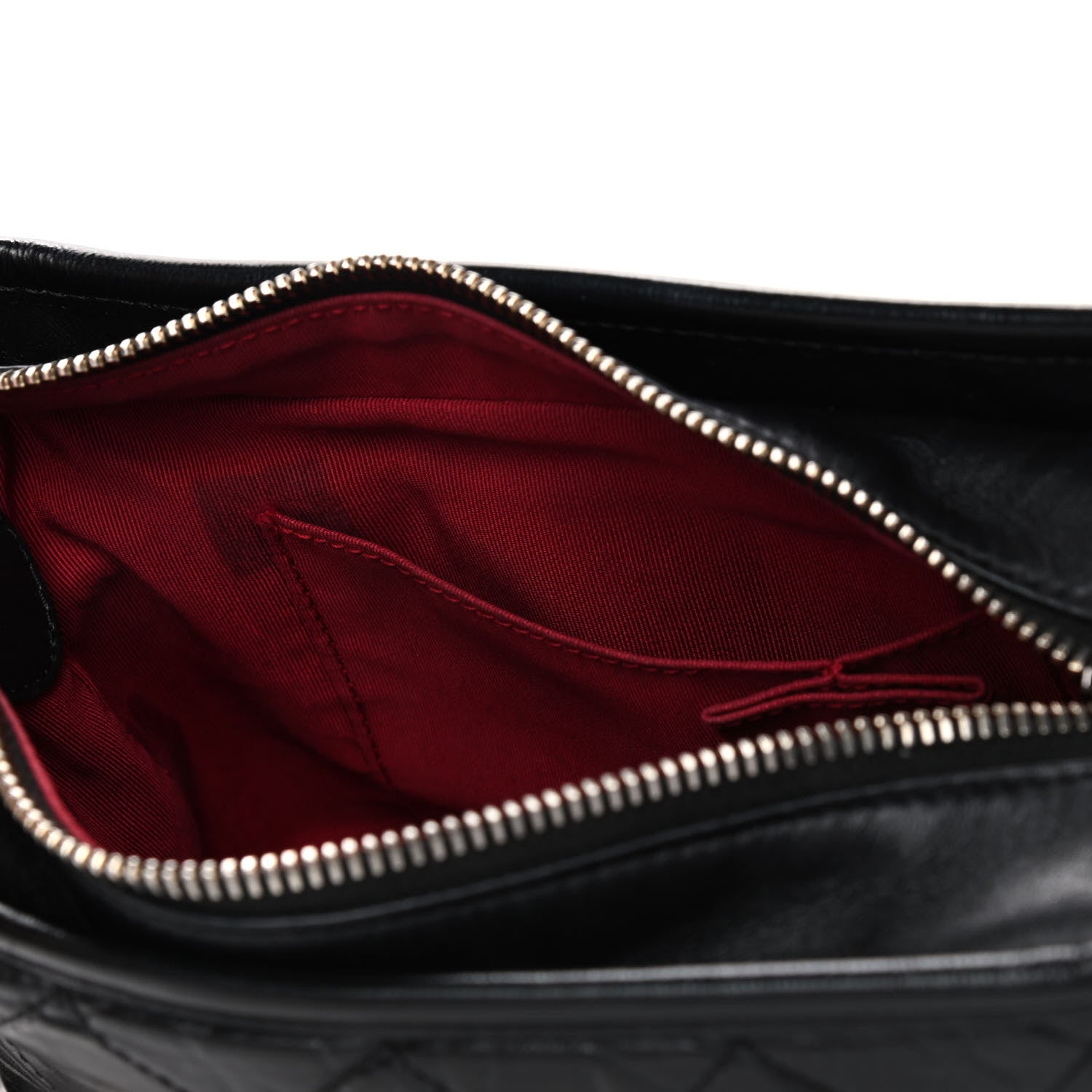 Chanel Aged Calfskin Quilted Small Gabrielle Hobo Black 8 of 11