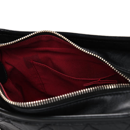 Chanel Aged Calfskin Quilted Small Gabrielle Hobo Black 8 of 11