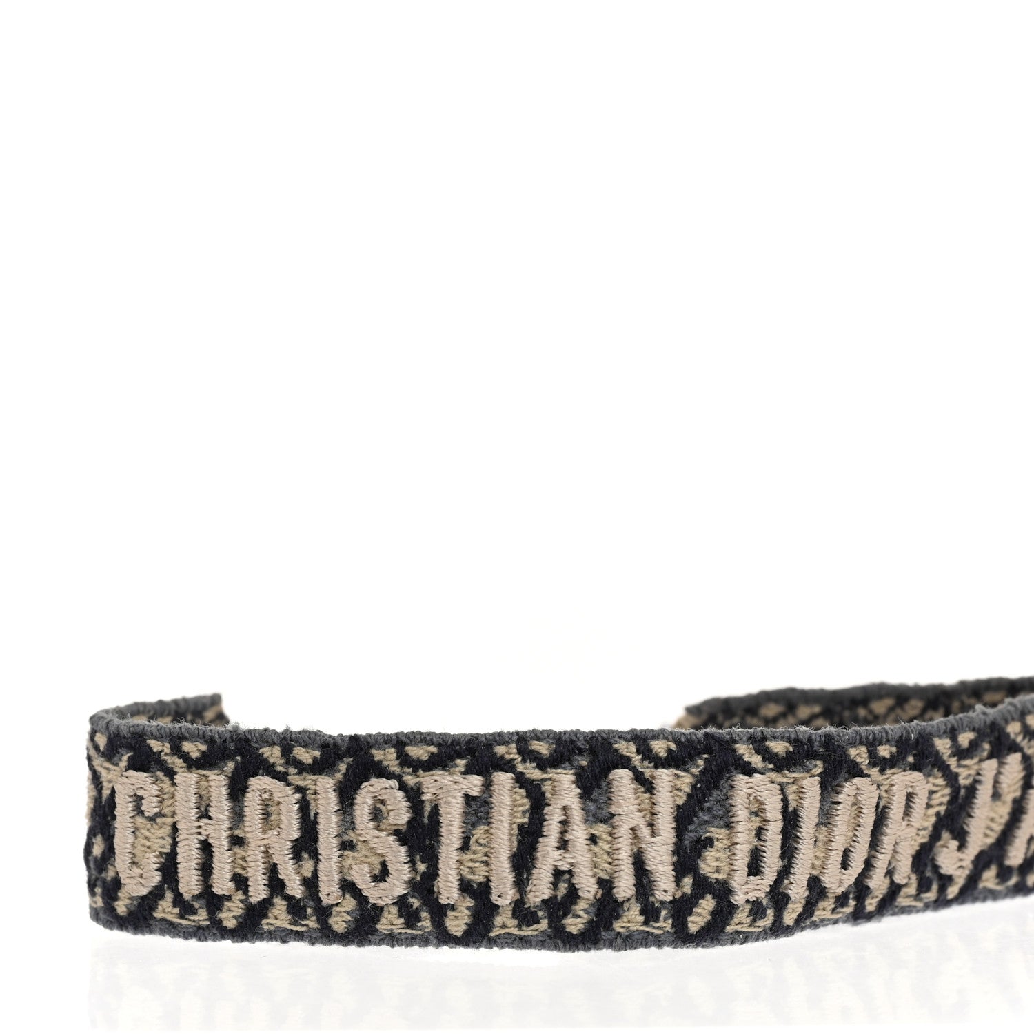 Christian Dior Woven Cotton J'Adior Friendship Bracelet Navy 4 of 4