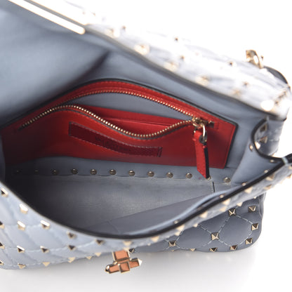 Valentino Garavani Nappa Medium Rockstud Spike Shoulder Bag London Stone 5 of 10