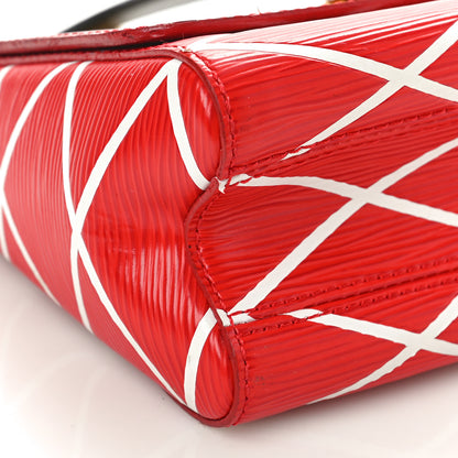 Louis Vuitton Epi Malletage Twist Shoulder Bag PM Rouge 8 of 13