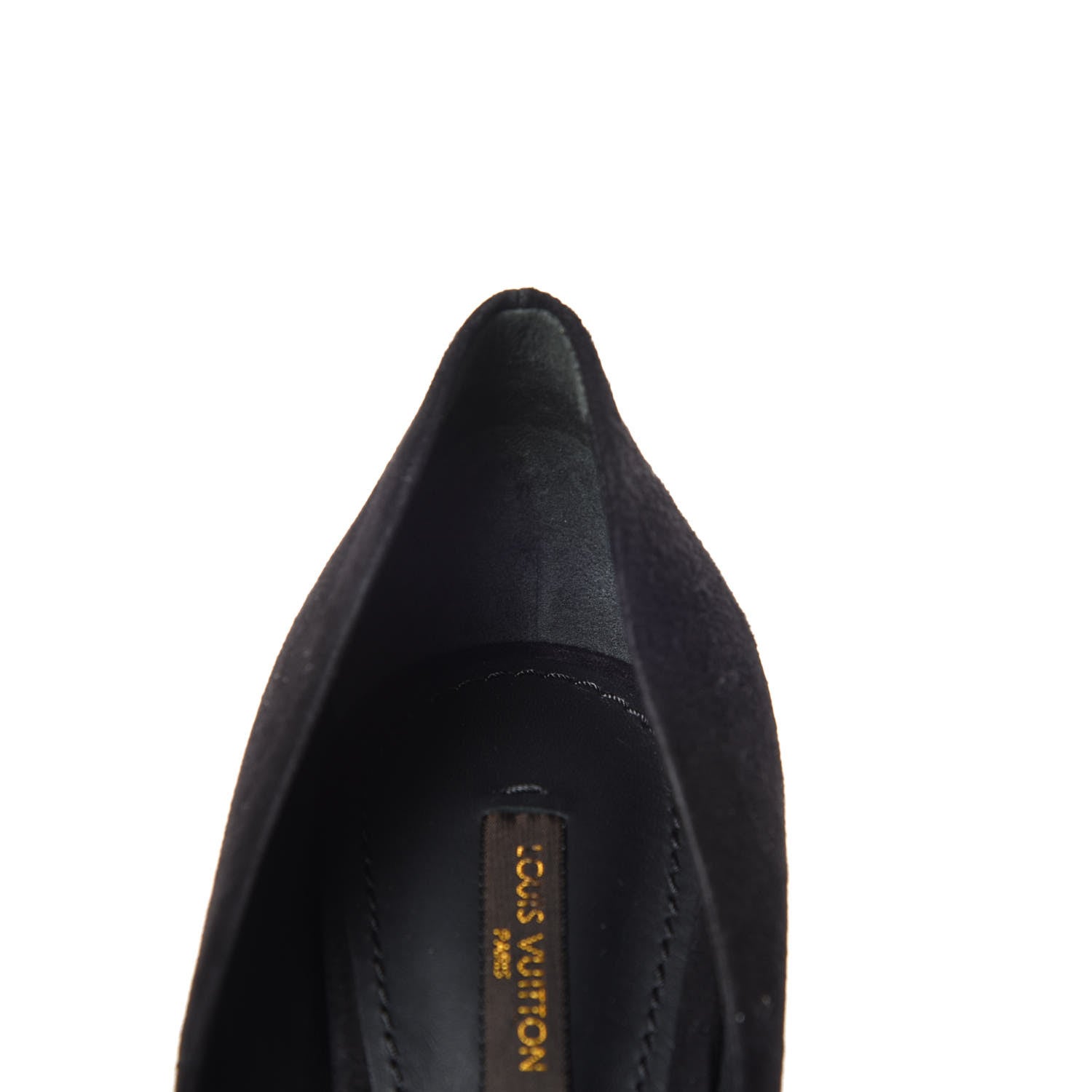 Louis Vuitton Suede Eyeline Pumps 39 Black 12 of 15